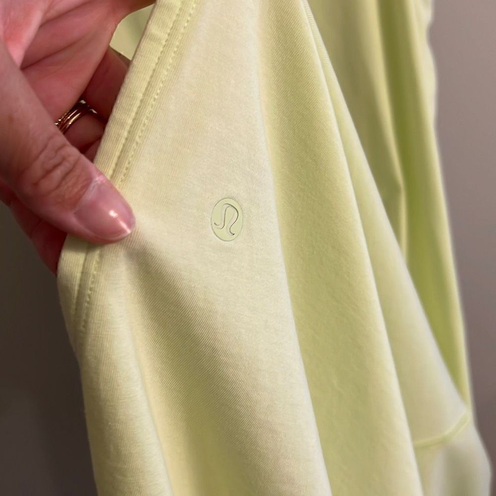 Lululemon All Yours Tank Maxi Dress CPNG Crispin Neon Green size 14 - Picture 9 of 10
